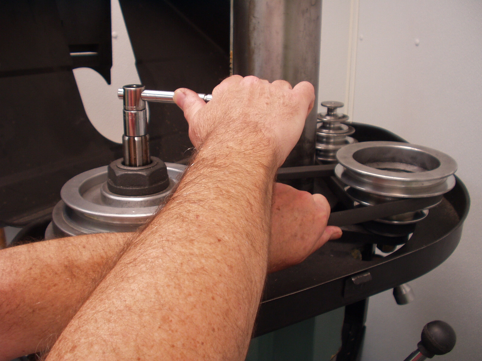 Drawbar with Integrated Spindle Lock